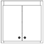 Upper wall cabinet sizes from Miller's Murphy Bed Outlet