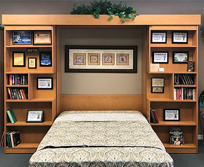 Miller's Murphy Bed and Home Offices, Library Bed