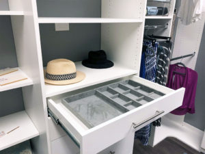 Drawers & Drawer Organizers in closet organizers, built by Miller's Murphy Bed & Home Office in Port Charlotte, FL
