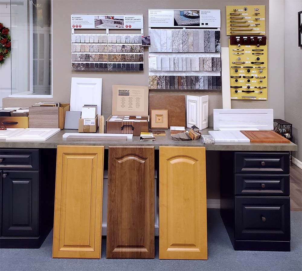 Hardware, countertops, cabinetry choices at Miller's Murphy Bed & Home Offices