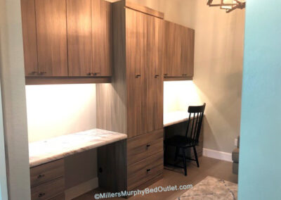 2-person Workstation, Miller's Murphy Bed